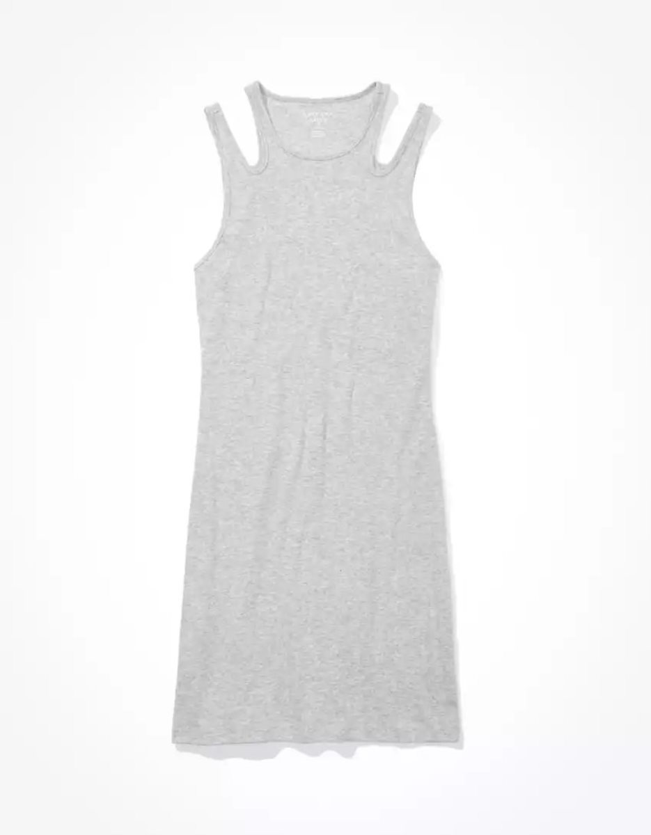 Mini Robe American Eagle AE Cut-Out Tank Grise Femme | IFD-47497453